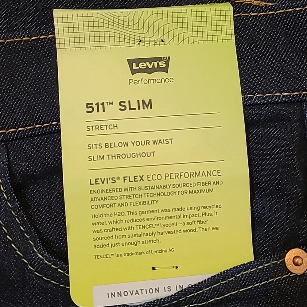 Levi's Men's Slim Jeans - Dark Blue new for men‎ zise32×34.